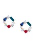 Lootkabazaar Korean Made Cubic Zirconia Stylish Dailywear Stud Earring Valentine Free Gift Combo For Women (Pack Of 3) (KDAJEGS111816C16)